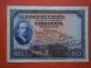 BILLETE DE 50 PESETAS 17 MAYO DE 1927 (SIN SERIE, SELLO SECO Y SELLO TINTA)