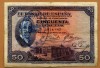 Billete 50 Pesetas Madrid 17 Mayo 1927, sello Republica. 