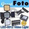 10 LED 5012 +NP-F550 battery DV Video Camcorder Light For SONY CANON NIKON JVC 