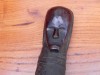 Fine & large Fang tribe Byeri topped magical hand broom from Gabon West Africa 