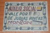 Billete o vale por 1 kilo de judías pintas Monzón Huesca 1949 