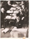 1945 ORIGINAL Photo Jackson Prosecute Krupp Munitions Head Nuernberg War Crimes 
