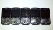 Lot of 5 Blackberry 9700 GSM Smartphones B 
