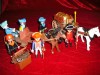 Playmobil 3111 Kutsche Wagen Kanone dicke Berta Piraten Garde Soldaten Figuren