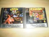 crash bandicoot & crash bandicoot 2  sony playstation games 
