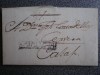 PREFILATELIA CARTA AÑO 1808  ISONA LLEIDA A CALAF BARCELONA PAU CLOSA Y GRAELL 