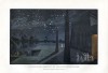 1897 ANCIENT EGYPT SOUTHERN  STARRY SKY CELESTIAL Antique Lithograph Print 