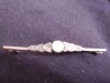 Antike Brosche Silber  