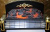 Two bar, switchable, electric fire with lit coal effect 