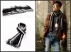 Hot Sell  men's stripe cotton scarf shawl wraps  FREE SHIPPING 