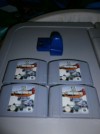 NINTENDO 64 RUMBLE PACK AND 4X F1 WORLD GRAND PRIX GAMES 