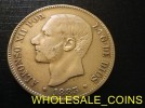 $WHOLESALE_COINS€ ALFONSO XII 5 PESETAS PLATA 1883 *8 MUY ESCASA OCASIÓN 