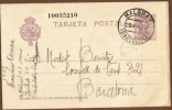  ENTERO POSTAL ED Nº 57 FECH TIPO PUENTE MALGRAT A BARCELONA 