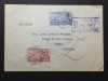 ♥►►B1485 1948 SPAIN > PORTUGAL - REGISTERED COVER - AIRMAIL - MIXED FRANKING◄◄ 