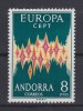 #1 spanisch Andorra 71 ** postfrisch - seltener Spitzenwert 