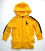 NWT RALPH LAUREN POLO Girls Big Pony Full Zip Fleece Hoodie Sweatshirt 5 New $59 