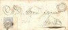 118)  SPAIN  1871  COVER   LERIDA   to  BARCELONA  stamp with sheet margin 