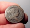 008-INDALO- Spain. Isabel II. Nice 2 1/2 Céntimos de Escudo 1868 Segovia !!!!!!! 