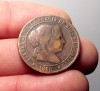 010-INDALO- Spain. Isabel II. Very nice 2 1/2 Céntimos de Escudo 1868 Madrid!!!! 