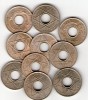 BRITISH WEST AFRICA 1909 1/10 PENNY LOT OF 10 UNC 