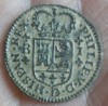 FELIPE V, 1 MARAVEDIS DE BARCELONA, AÑO 1718, BONITOS.