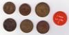 Guatemala Lot of 7  Farm Tokens (Fichas de Finca) 