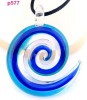 1pc blue abstract Murano Lampwork Glass beaded Pendant Necklace p577 | eBay</title><meta name=