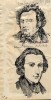 Dibujo a tinta. Título: Franz Schubert y Federico Chopin . Autor: Albareda Hnos | eBay</title><meta name=