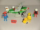 Playmobil geobra Flugzeug Shell Doppeldecker 1974 Spielzeug