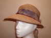WIDE BRIM STRAW SUN SHADE CHIFFON SCARF DETAIL HAT 54CM | eBay</title><meta name=
