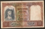 BILLETE DE 500 PTAS. DE 1931