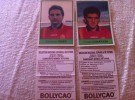 CROMOS SELECCION ESPAÑOLA BOLLICAO AÑO 94:SIN PEGAR  JUGADORES DEL VALENCIA.C.F.