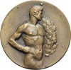 Künker: AE-Medaille, Bernau, 1. Preis Kugelstoßen, 26.6.27