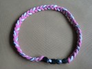TITANIUM Ionic Sports Baseball NECKLACE ROPE Tornado Braid 20
