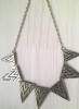 Aztec Engraved Triangle Collar Necklace in Anique Gold look 1005 | eBay</title><meta name=