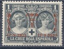 ESPAÑA EDIFIL 349 * . AUTENTICO - NUEVO GOMA ORIGINAL LIGERO FIJASELLO (CAT 9 €)