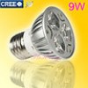  9W E27 110V-240V High Power 3x3W CREE Warm White LED Spot Light Bulb Lamp 