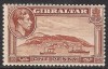 GIBRALTAR, 1938-1951, SG122c, 1 d Perf 13 MH | eBay</title><meta name=