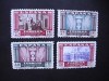 Virgen del Pilar de 1940 números Edifil 892, 893, 896 y 900.