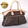  WOMENS HANDBAG TOTe shirring SHOULDERBag Worldwide FreeShipp Handtasche Brown 