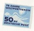  831X JL,S 99C STAMP DEAL 1949 PIGEON LETTER GLOBE MH SET/1 DDR GERMANY 