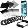  6pcs ND16 ND4 ND8 Gradual ND2 4 8 Filter Set + 9pcs Ring Adapter for Cokin P 