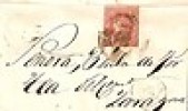  376) SPAIN - ESPANA 1864 COVER LOGRONO to ZARAGOZA 