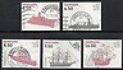  Denmark 2010 - Den Danske Flåde 500 År - Complete Set - Used 