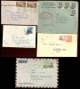 SPANIEN 5 Briefe ca. 1950 Luftpost mit guten Frankaturen! 