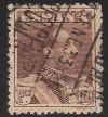 EDIFIL 323 USADO. VAQUER 10 PTS.. España, Spain