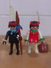  Playmobil 3352 3251 Indio Nativo Oeste Indien Native Indianer American Nostalgie 