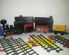 TRAIN VAPEUR LOCOMOTIVE PT77 WAGONS RAILS FALLER O PLAYMOBIL FAR WEST COWBOYS.