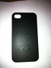 zCover Hülle für iPhone 4 / 4S schwarz Lederprägung Kunststoff
