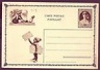  Belgium Old Mint Postcard Postal Stationery Santa Claus Illustration 